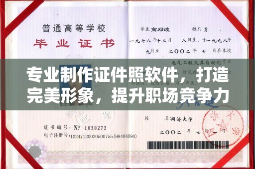卢龙专业制作证件照软件，打造完美形象，提升职场竞争力