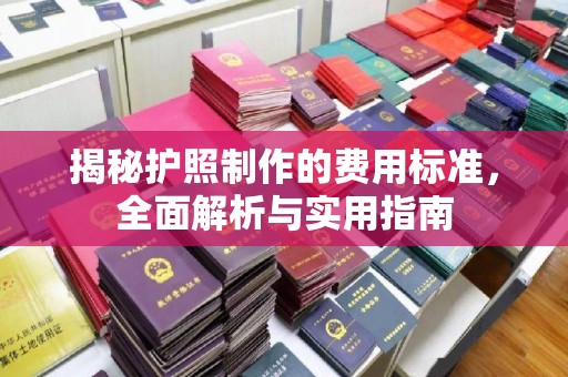 卢龙揭秘护照制作的费用标准，全面解析与实用指南