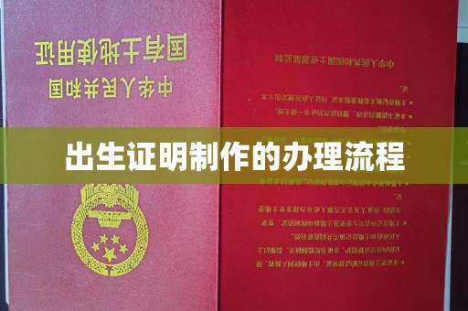 卢龙出生证明制作的办理流程