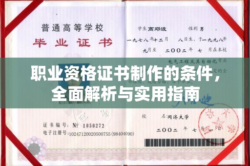 卢龙职业资格证书制作的条件，全面解析与实用指南